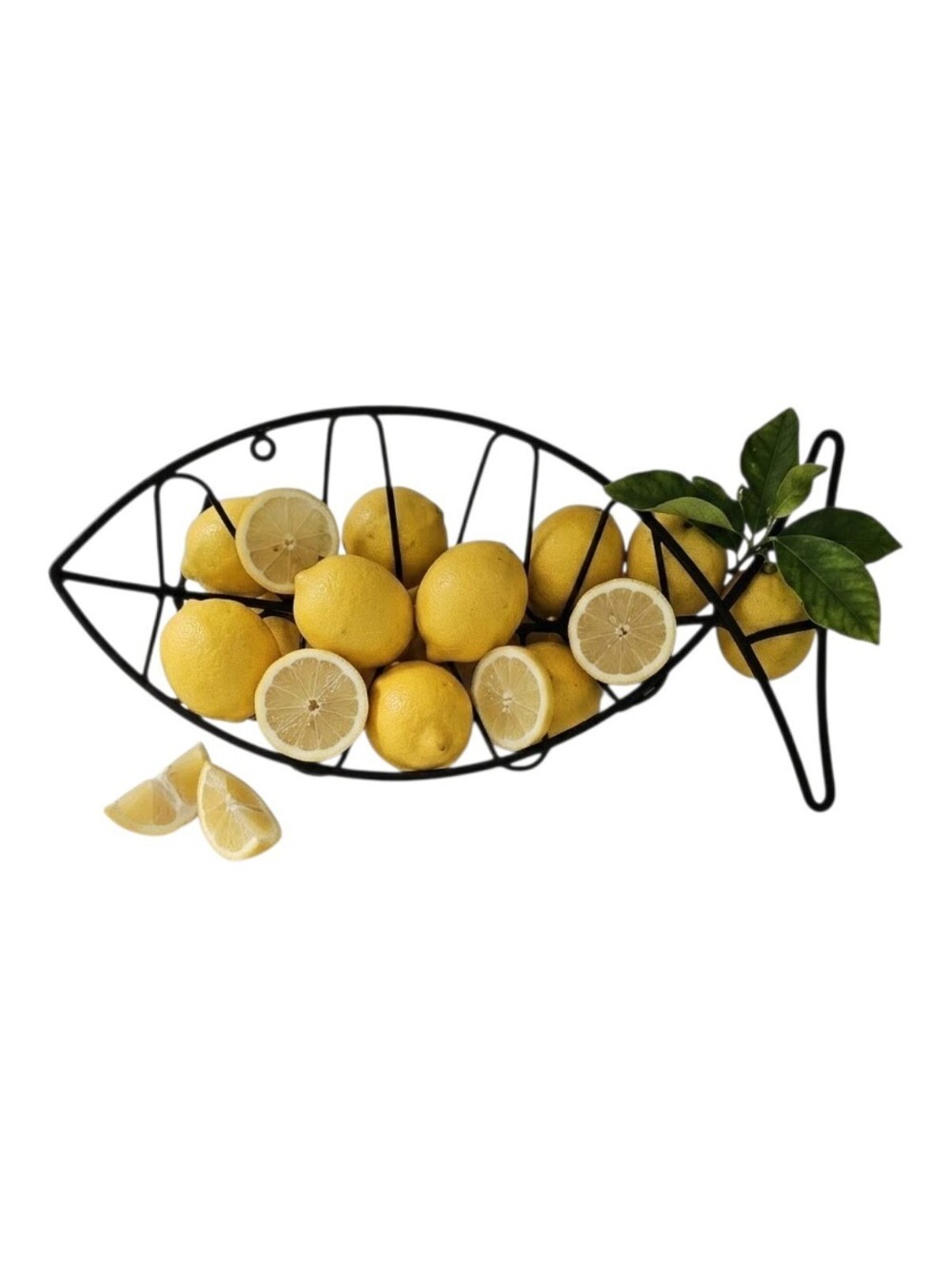 Fredrick Weinberg Style MCM FISH FRUIT BASKET